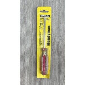 Stanley Screwdriver 65-321  4 Inch Round Blade Allow Steel 1986 USA Made